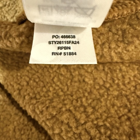 Patagonia Better Sweater Zippered Chore Jacket Womens XL Raptor Brown Fleece New - Picture 7 of 7